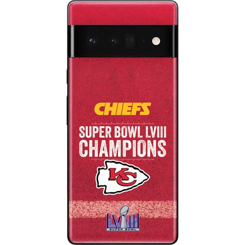 NFL Chiefs Super Bowl LVIII Champions Google Pixel 6 Pro Skin